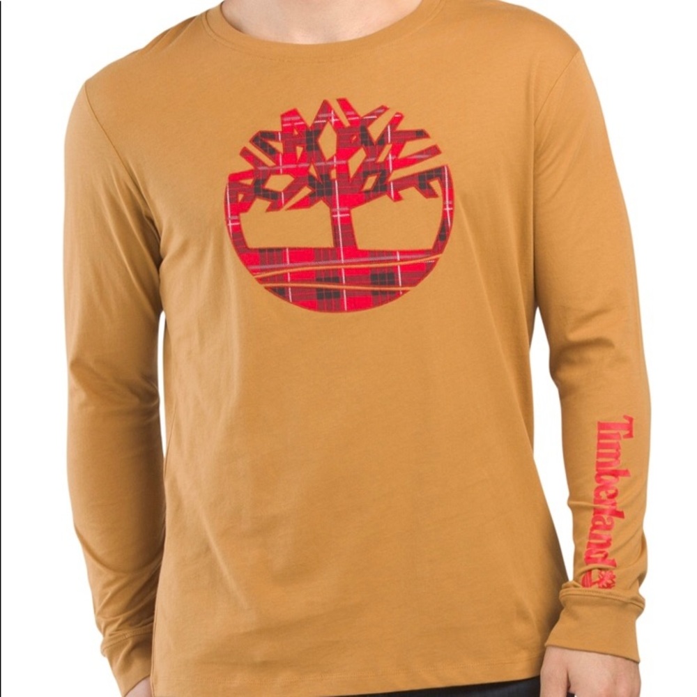 NWT XXL Timberland Long-Sleeve Plaid Tree Men’s